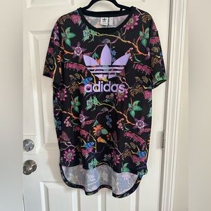 Adidas Floral Printed Tshirt